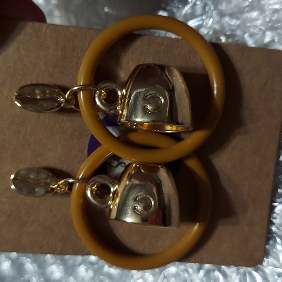 Sassy Wildflower Jewelry - Coffee Cup Earrings